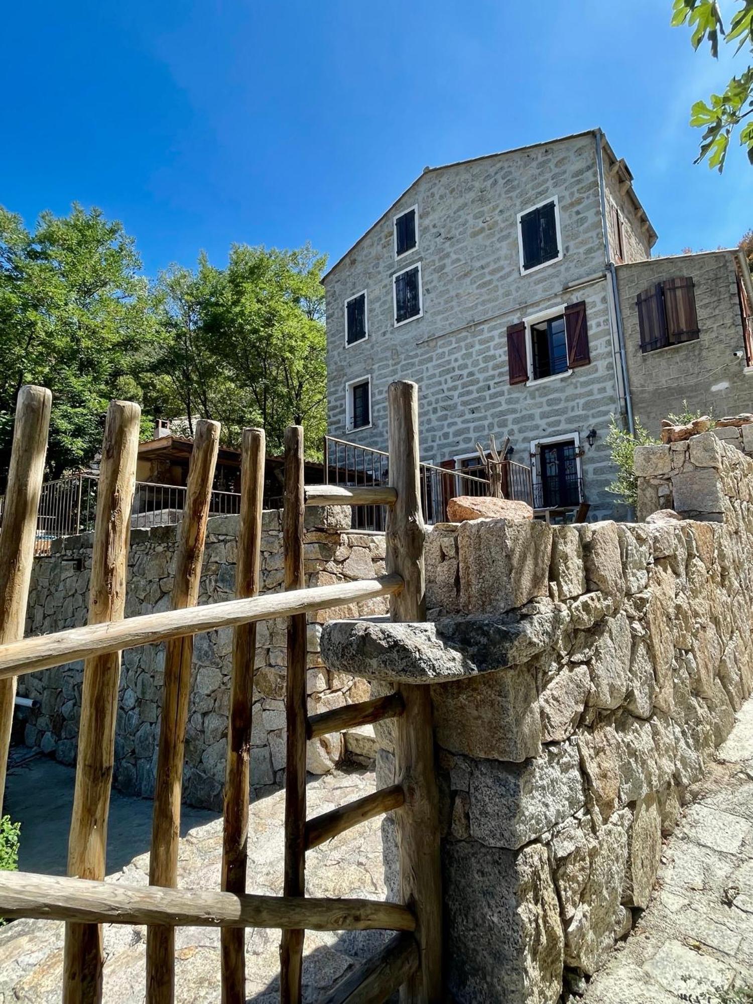 Casa Arena Authentique Maison De Village Avec Piscine Au Coeur De L'Alta Rocca - Zoza Экстерьер фото