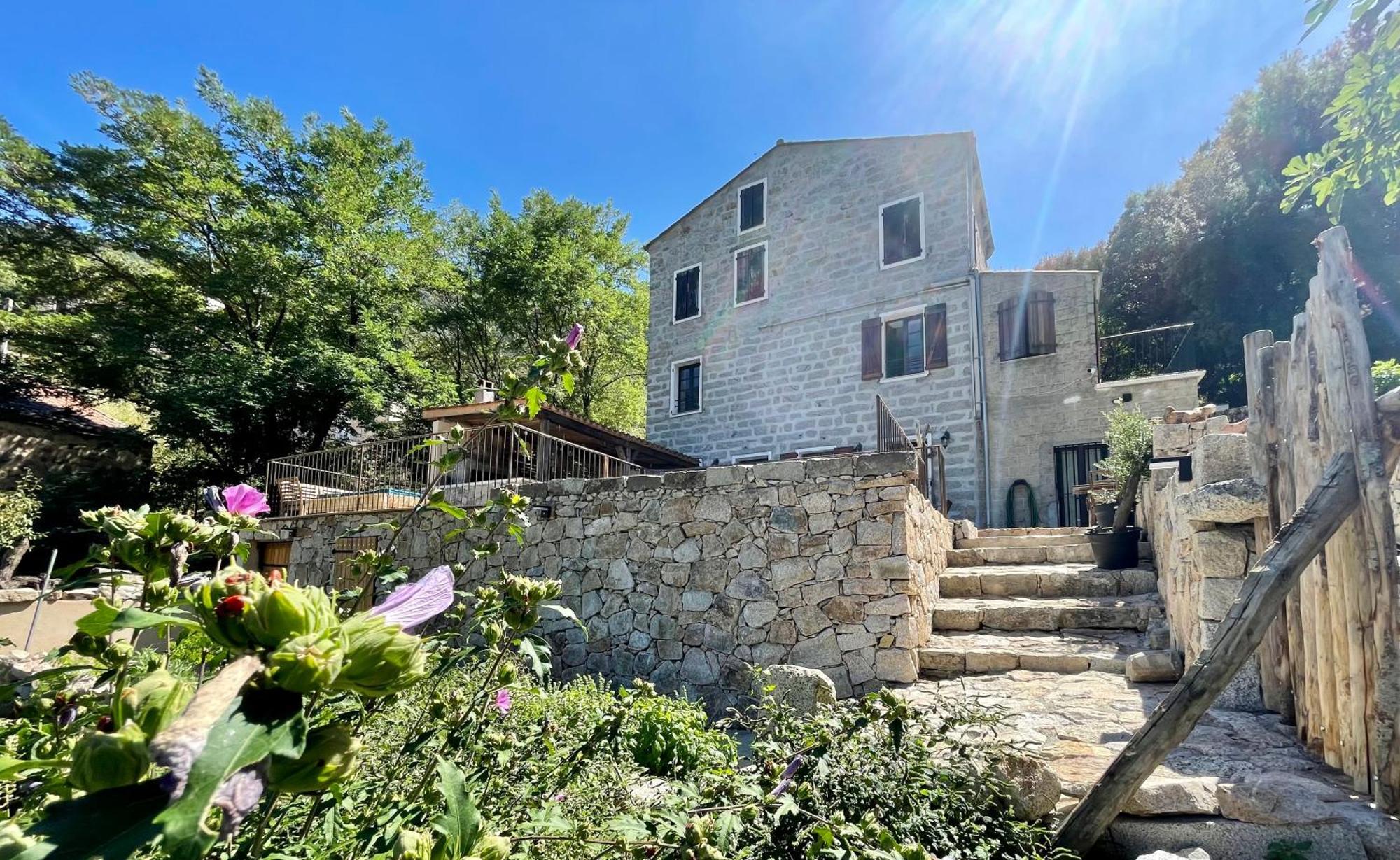 Casa Arena Authentique Maison De Village Avec Piscine Au Coeur De L'Alta Rocca - Zoza Экстерьер фото