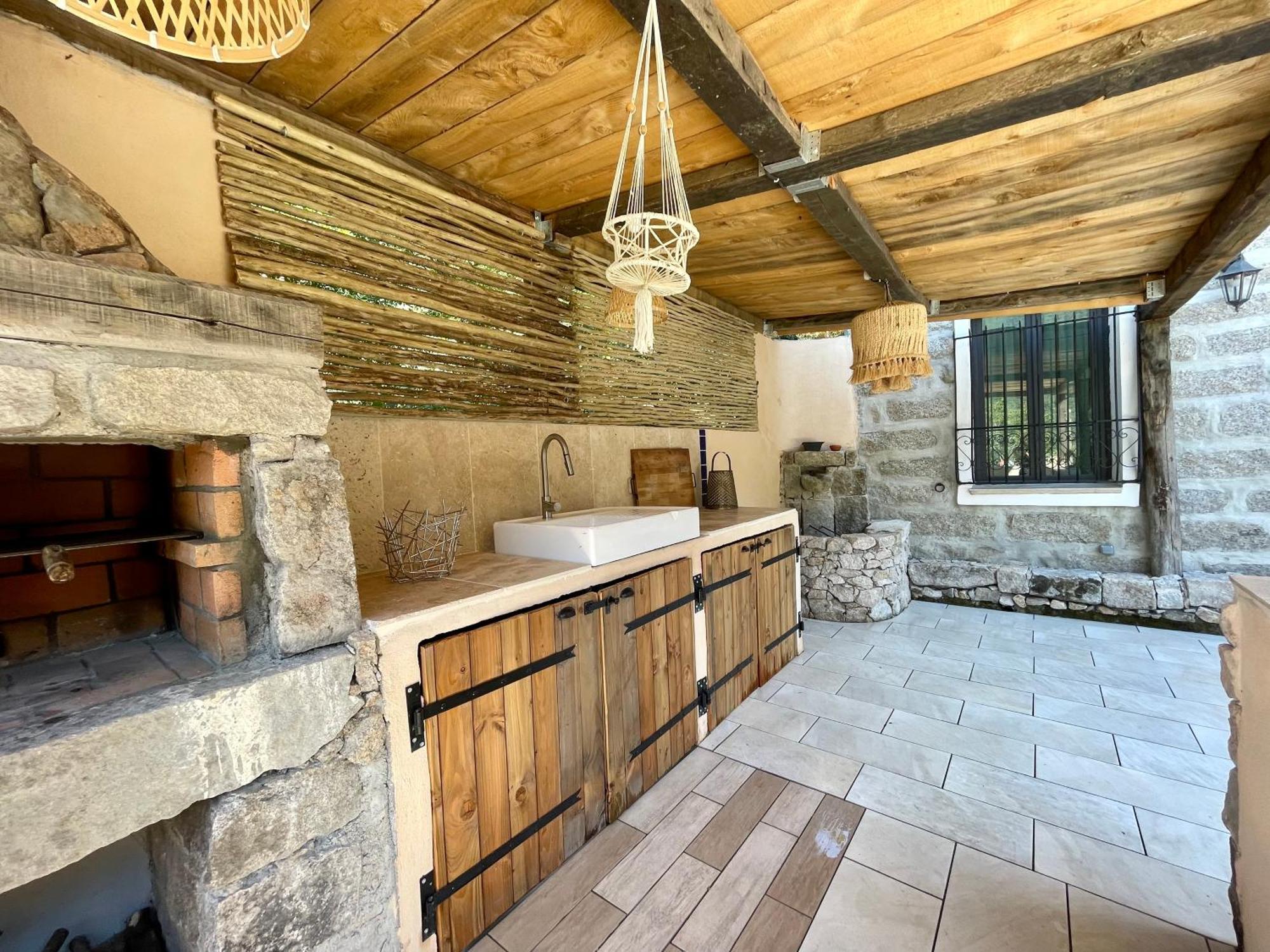 Casa Arena Authentique Maison De Village Avec Piscine Au Coeur De L'Alta Rocca - Zoza Экстерьер фото