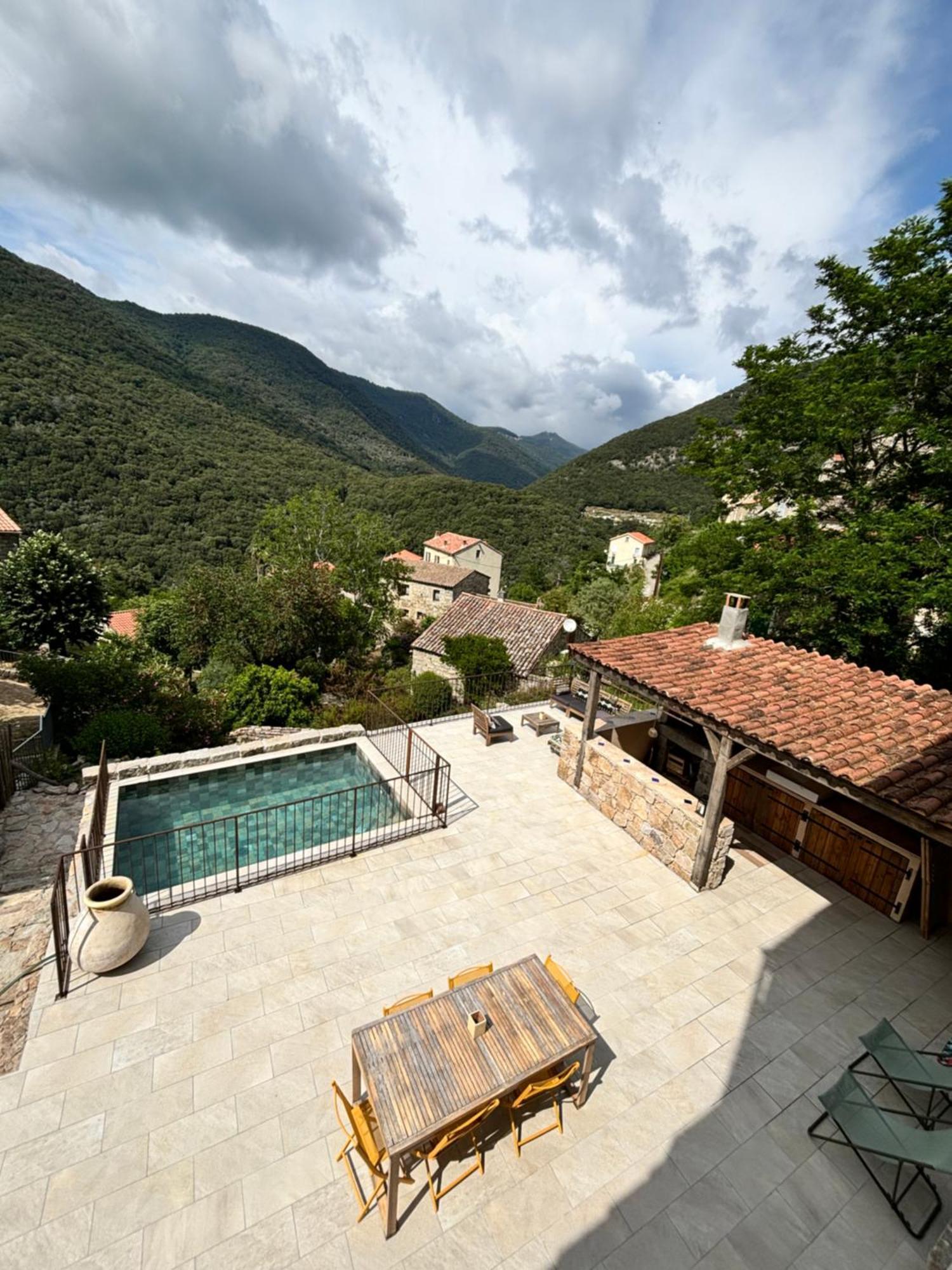 Casa Arena Authentique Maison De Village Avec Piscine Au Coeur De L'Alta Rocca - Zoza Экстерьер фото